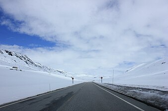 Riksväg 15 på Strynefjellet.