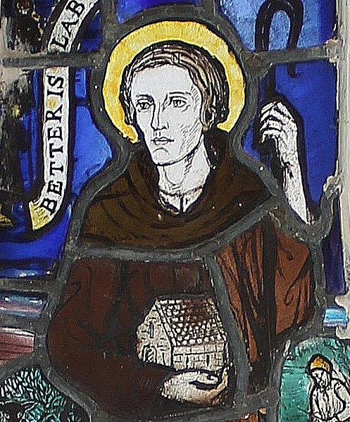 File:Saint Cybi at Eglwys Sant Beuno, St Beuno's Church, Penmorfa, Eifionydd, Gwynedd, Cymru Wales 46 (cropped).JPG