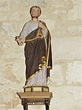 Miniatuur voor Bestand:Sainte-Eulalie-d'Eymet église statue (2).jpg