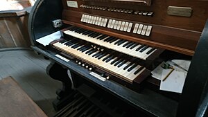 Consolle organo Carlo Vegezzi-Bossi 1897