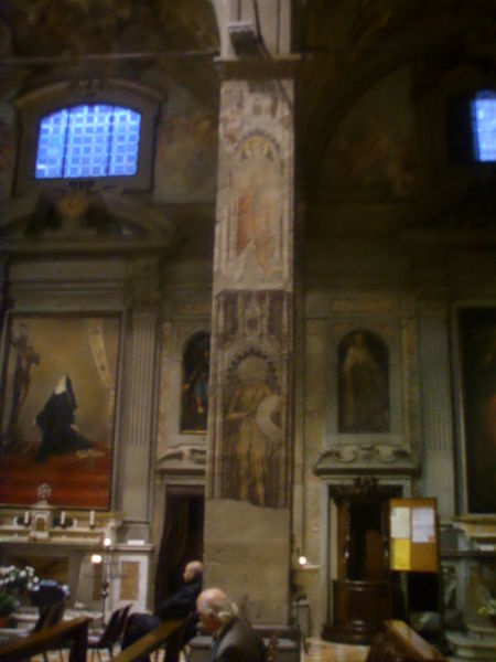 File:Santa Maria Maggiore, affreschi sul pilastro 2.JPG
