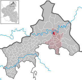 Poziția Scheuerfeld pe harta districtului Altenkirchen (Westerwald)