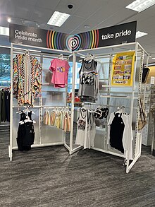Pride collection at a Target store in Seattle, Washington, in June 2023 Seattle - June 2023 - 06.jpg