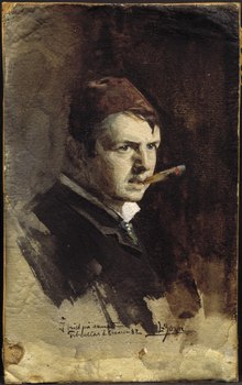 Anders Zorn, Self-portrait (1882) Selfportrait (Anders Zorn) - Nationalmuseum - 24242.tif