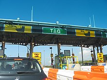 TAG lane on the Second Severn Crossing, Wales SevernTAG.JPG