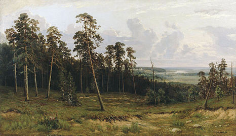 «Meşə kənarında», 1882