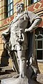 Statue du monument no 2 représentant Othon Ier de Brandebourg dans son état actuel.