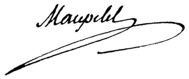 signature de Michel-René Maupetit