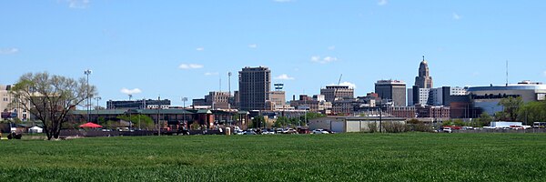 Image: Skyline of Downtown Lincoln, Nebraska, USA (2024)