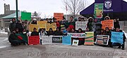 Students of the University of Western Ontario, London, Canada.