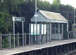 <span class="mw-page-title-main">Southbourne railway station</span> Railway station in West Sussex, England