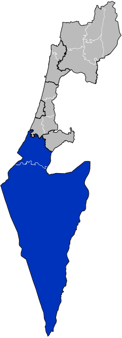 Fayl:Southern district in Israel.svg üçün miniatür