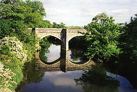 Puente sobre el Tamar cerca de St Stephens por Lauceston