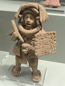 Standing male figure; 600–900; earthenware; from central Veracruz (Mexico); Gardiner Museum (Toronto, Canada)