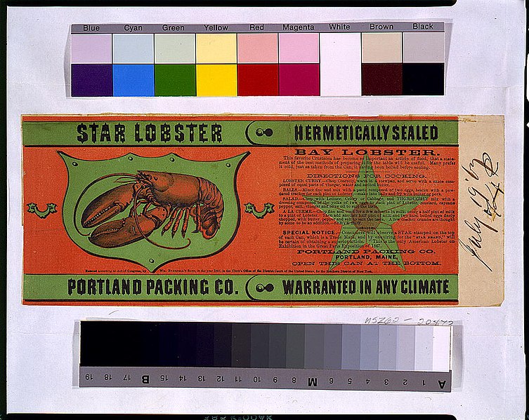 File:Star lobster-Portland Packing Co. LCCN93504447.jpg