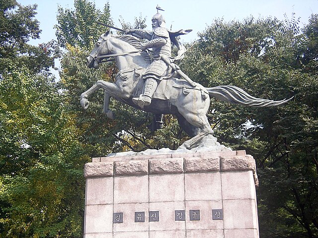 His statue in Namsan Park, Seoul, South Korea
