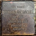 Stolperstein für Rebekka Ansbacher (Sterngasse 16)