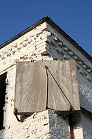 Sundial of the Delsamme farm in Strépy-Bracquegnies, Belgium