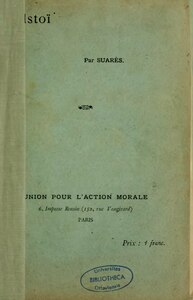 André Suarès, Tolstoï, 1899    