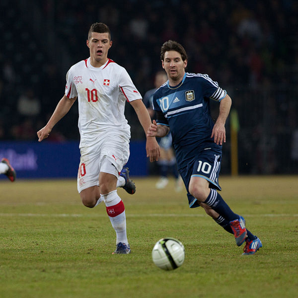 File:Suisse vs Argentine - Granit Xhaka & Lionel Messi.jpg