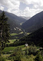 Entrée du Val di Solda vue du Stelvio