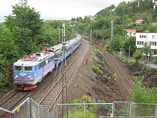 <span class="mw-page-title-main">Loenga–Alnabru Line</span> Railway line in Oslo, Norway