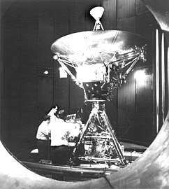 Pioneer 10 tested in a space simulation chamber (January 1972)