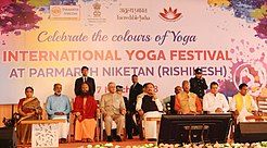 International Yoga Festival, at Parmarth Niketan, Rishikesh