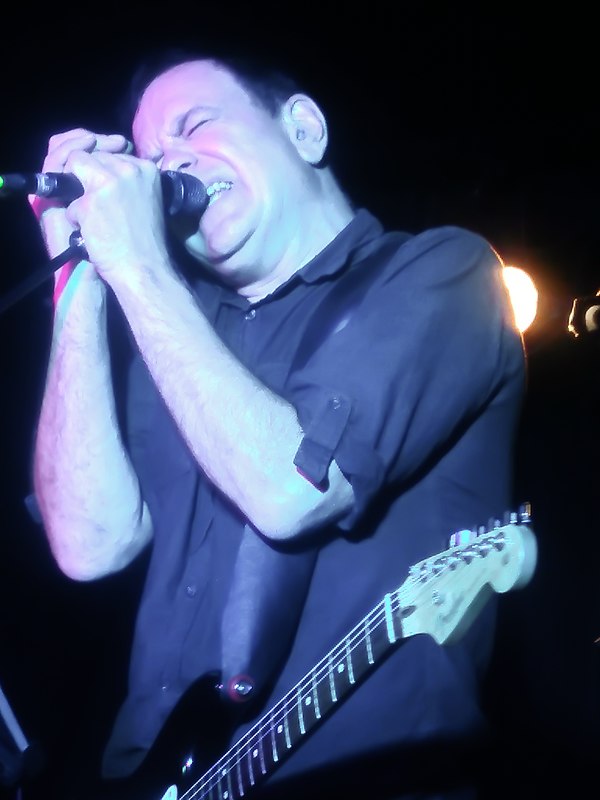 David Gedge, singer of The Wedding Present in Valencia, Spain. October 2016