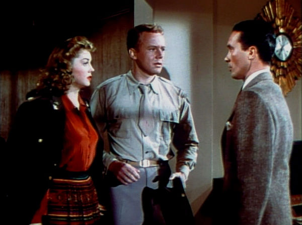 Williams, Van Johnson and Carleton G. Young in Thrill of a Romance (1945)