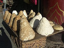 Examples of Tibetan cheese at the Zhongdian Market Tibetan cheeses - Zhongdian Market (4150211480).jpg