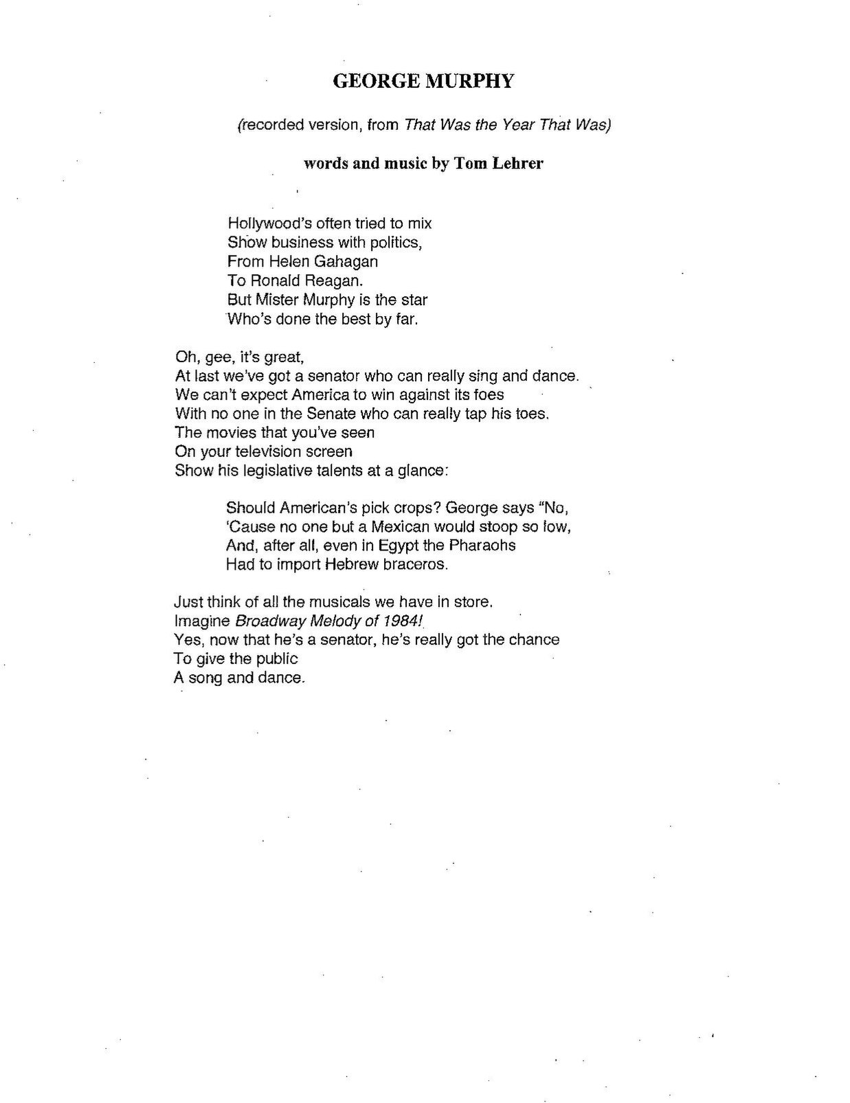 Who Says Lyrics, PDF, Recorded Music