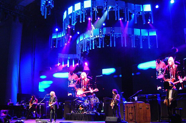 Tom Petty and the Heartbreakers performing at the Verizon Amphitheatre in Indianapolis in 2006