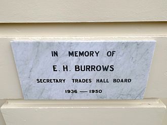 Memorial plaque Toowoomba Trades Hall memorial.jpg