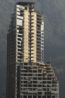 <span class="mw-page-title-main">Centro Financiero Confinanzas</span> Unfinished skyscraper in Caracas, Venezuela