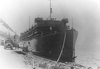 SS <i>Dorchester</i> War Shipping Administration troop ship sunk in 1943 during the naval battles of the Second World War