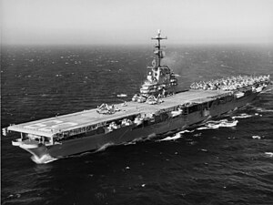 USS Lake Champlain (CVS-39) at sea in 1960.jpg