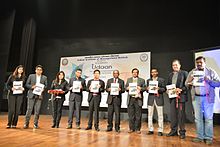 A. Sivathanu Pillai inaugurated the Bizdome Incubation Council in 2015. Udaan .jpg