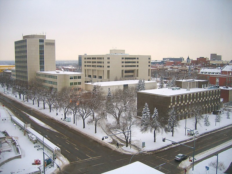 File:University of Alberta Snow on Campus.JPG