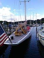 The VIM in the Kalø marina, 2016