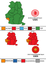 Van'da 2023 Türkiye cumhurbaşkanlığı ve genel seçimleri için küçük resim