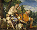 Паоло Веронезе. Венера һәм Адонис. 1580. Прадо музейы. Мадрид