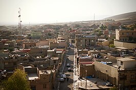 View of Shexan from the Yezidi cemetery 2.jpg