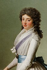 Portrait de la baronne de Chalvet-Souville, née Marie de Broutin (detail)