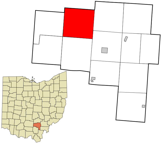 File:Vinton County Ohio incorporated and unincorporated areas Jackson Township highlighted.svg
