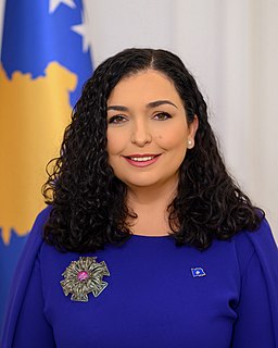 Vjosa Osmani Fifth president of Kosovo