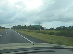 Westbound Florida State Road 207 as it enters Elkton WB FL 207 Enters Elkton, FL.jpg