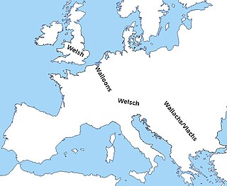 <i>*Walhaz</i> Proto-Germanic word for Roman or Romanized peoples