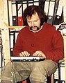 Wau Holland au clavier en 1984