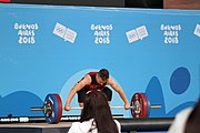 Deutsch: Gewichtheben bei den Olympischen Jugendspielen 2018; Tag 2, 10. Oktober 2018; Jungen 62 kg English: Weightlifting at the 2018 Summer Youth Olympics at 8 October 2018 – Boys' 62 kg